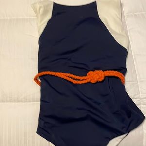 Ondademar NWOT navy one piece bathing suit